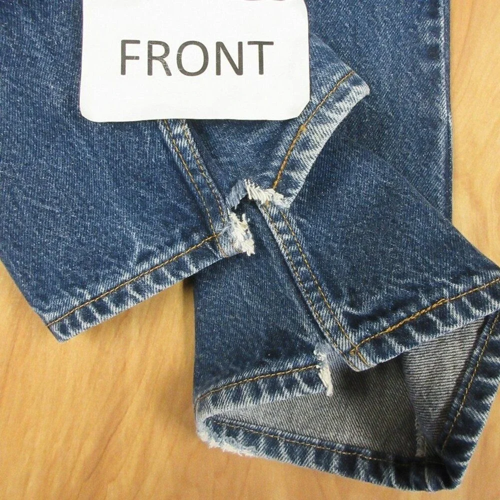 LEVI'S 550 Relaxed Fit VINTAGE Jeans Mens Sz 36x36 Slightly Baggy Y2K Blue Denim